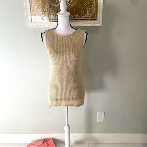 Bishop & Young Crotchet Sleeveless Sweater (S)